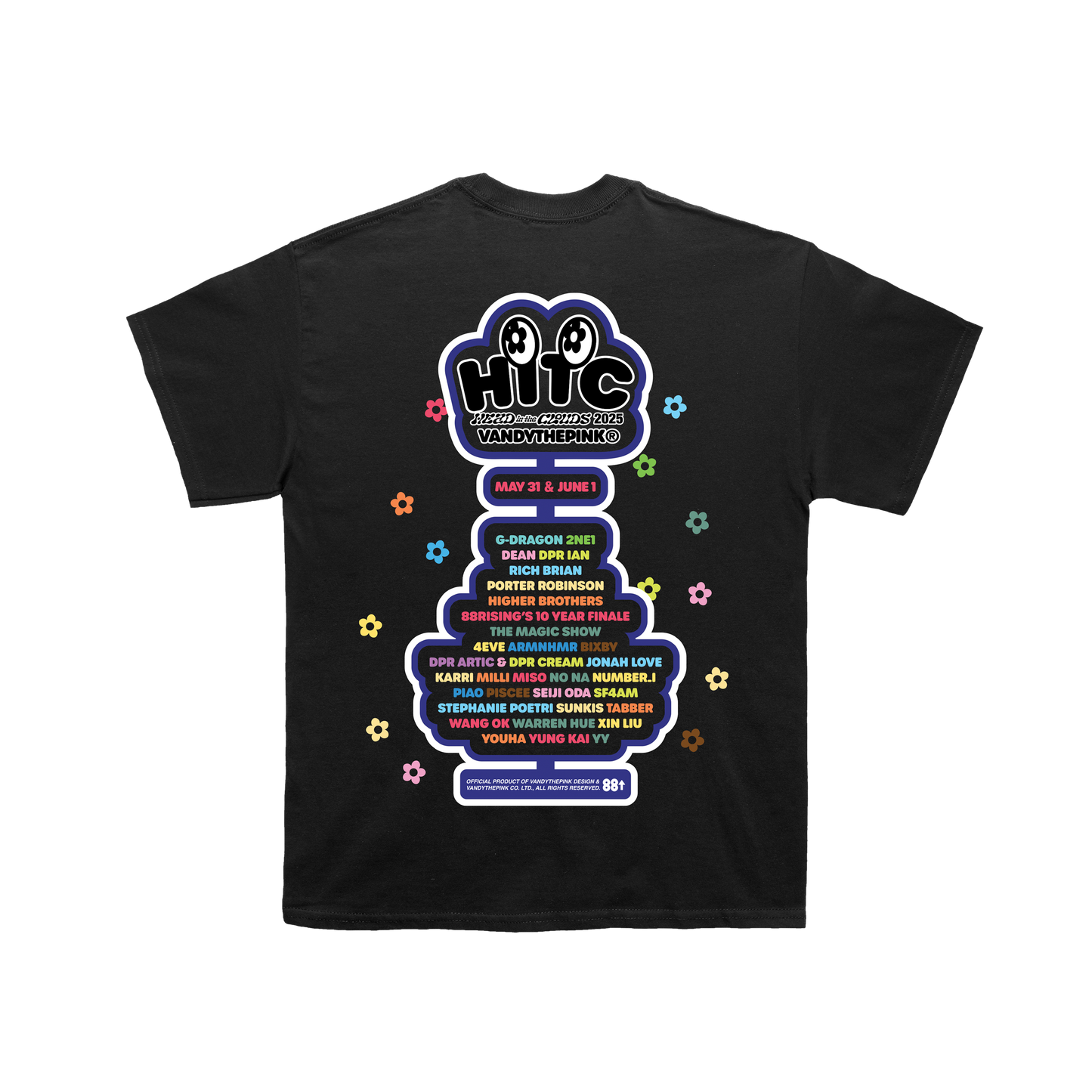 Black Lineup Tee x VANDY
