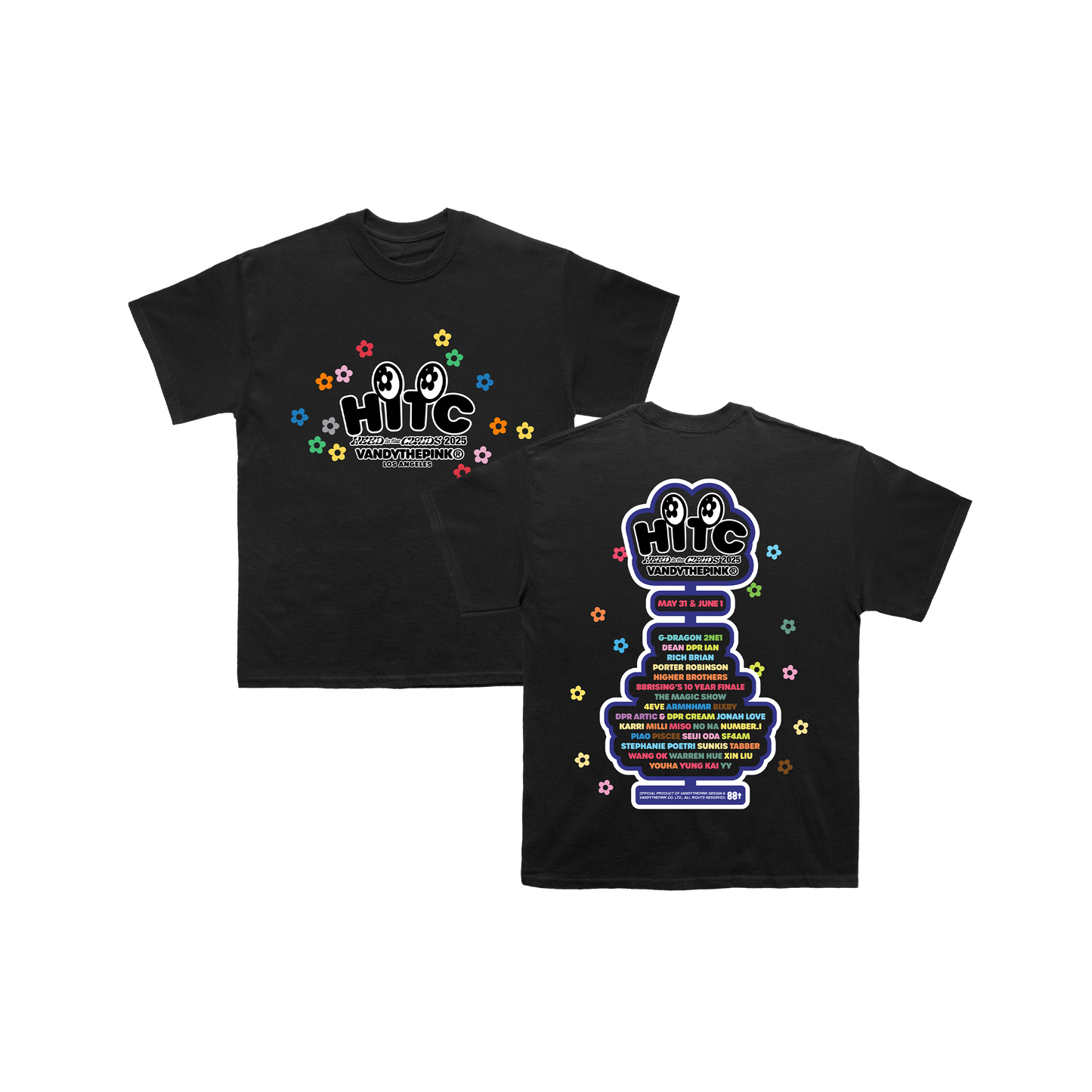 Black Lineup Tee x VANDY